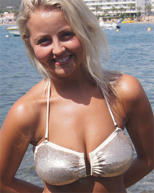 Georgia Topless Beach Blonde Flaunt It