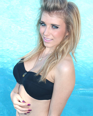 Jodie Piper Black Bikini