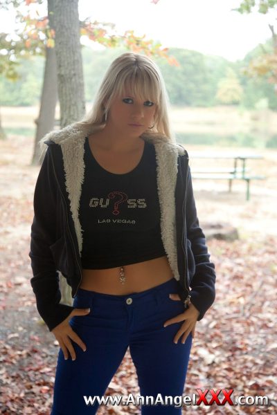 Ann Angel XXX Tight Jeans