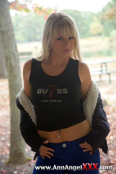 Ann Angel XXX Tight Jeans