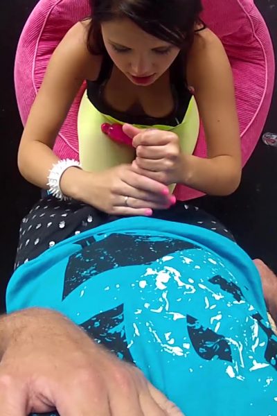 Bailey Knox Footjob To Blowjob