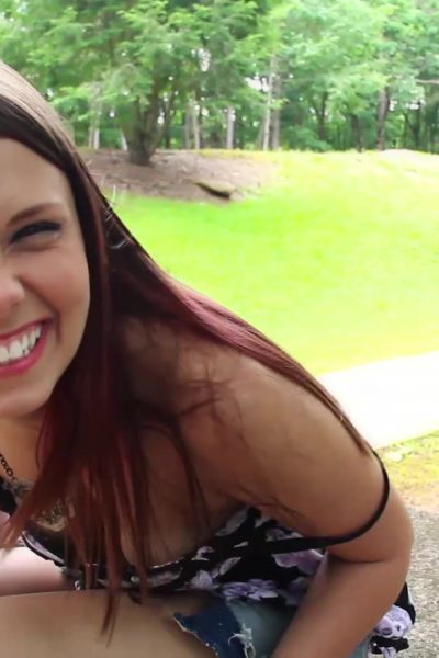 Bailey Knox Stripping On The Lake