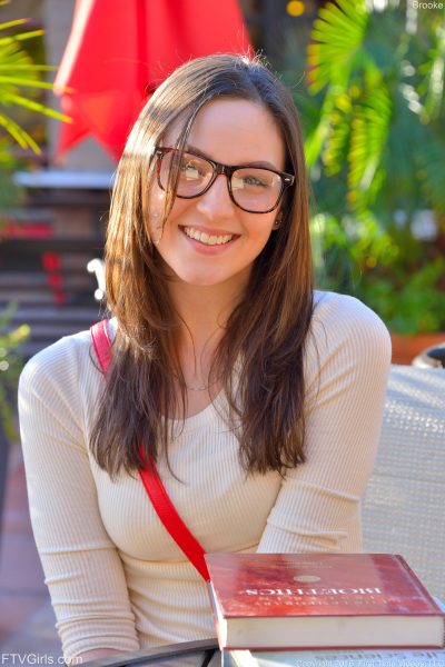Brooke FTV Behind The Glasses