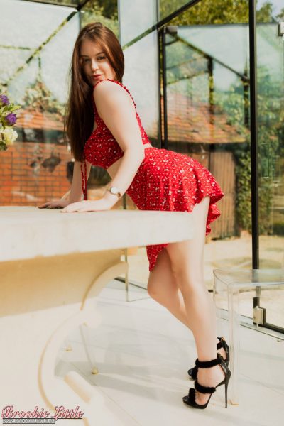 Brookie Little Red Upskirt