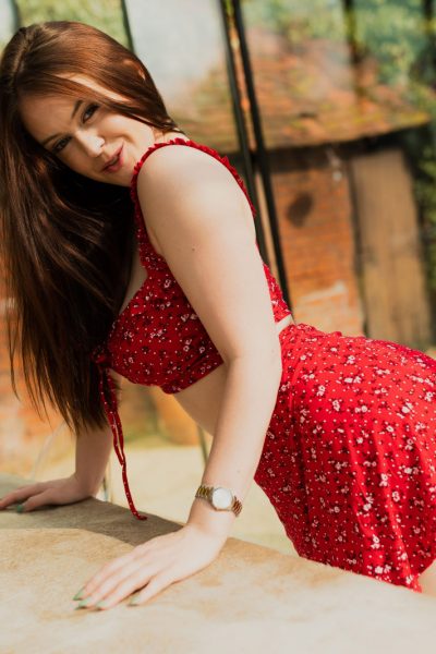 Brookie Little Red Upskirt