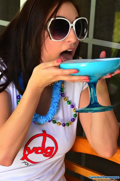 Carlotta Champagne Beads and Boobs