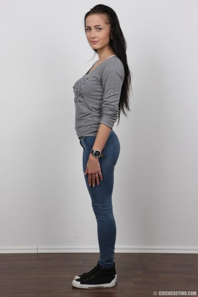 Denisa Busty Brunette Czech Casting
