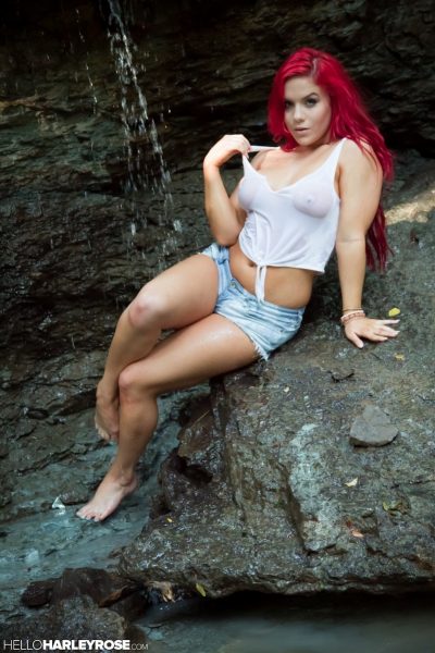 Hello Harley Rose Waterfall Nudes