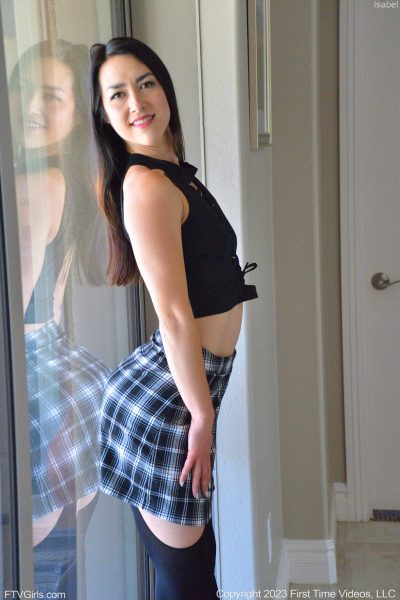 Isabel Sexy Black Stockings FTV Girls