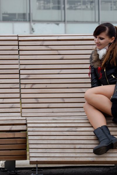 Jeny Smith bottomless in public