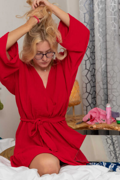 Junie Red Romper Fun Abby Winters