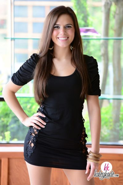 Kaley Kade Tight Black Dress