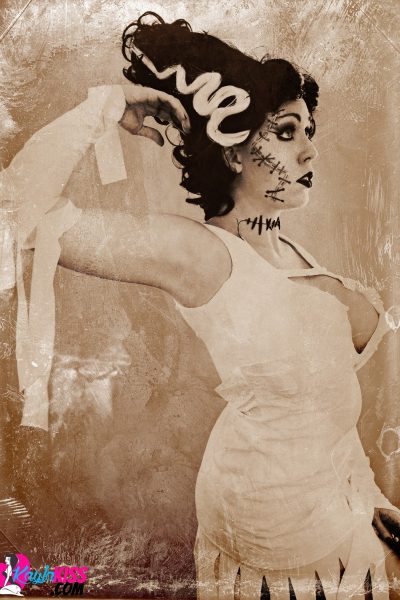 Kayla Kiss Bride of Frankenstein