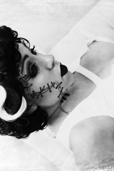 Kayla Kiss Bride of Frankenstein