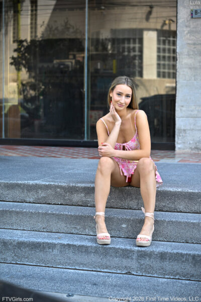 Lula Pink Summer Dress FTV Girls