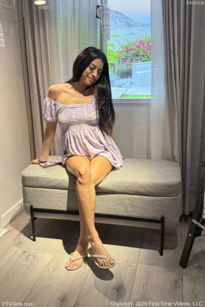 Monica On The Furniture FTV Girls