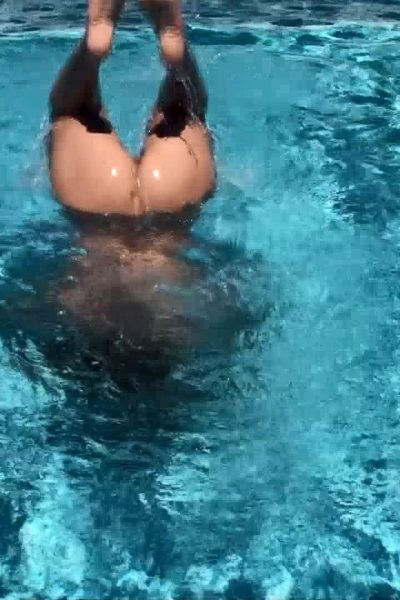 Nikki Sims Nude Pool Screencaps