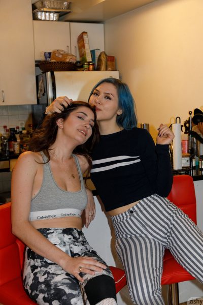Nina Presley and Skye Blue Zishy