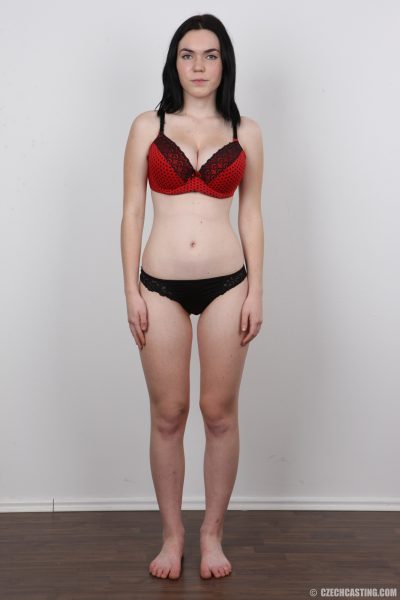 Petra Busty Brunette Czech Casting