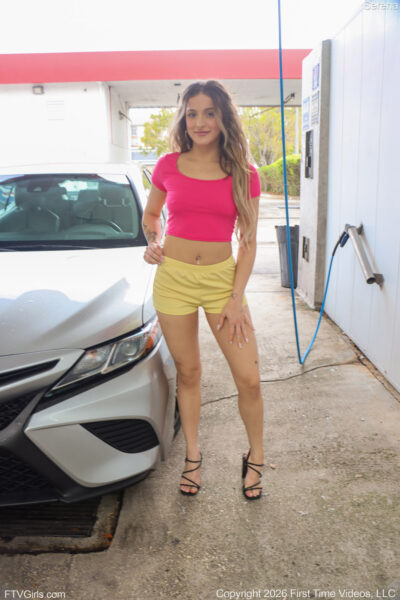 Serena Naughty Car Wash FTV Girls