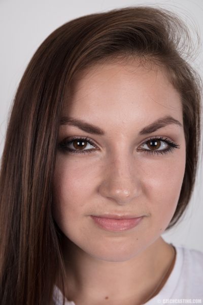 Tereza Cute Perky Brunette Czech Casting